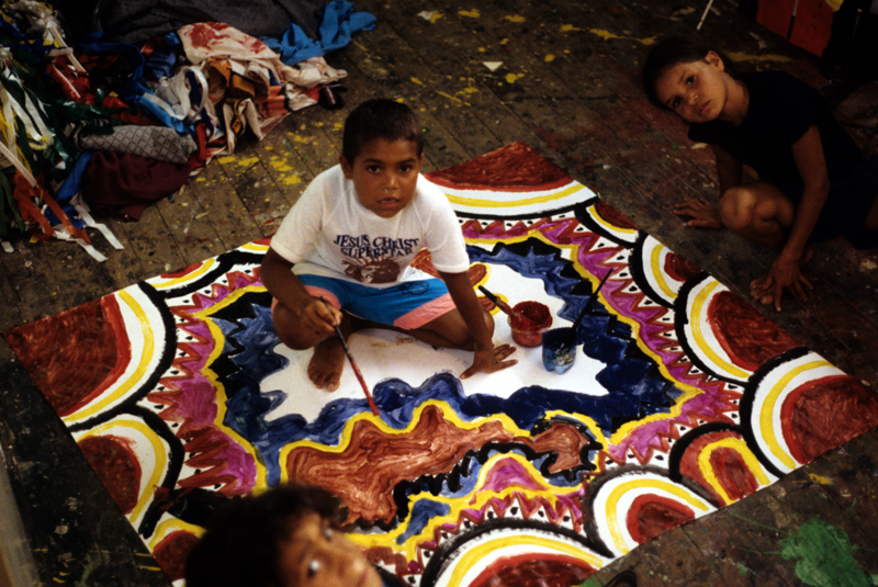 Painting ; At the Settlement