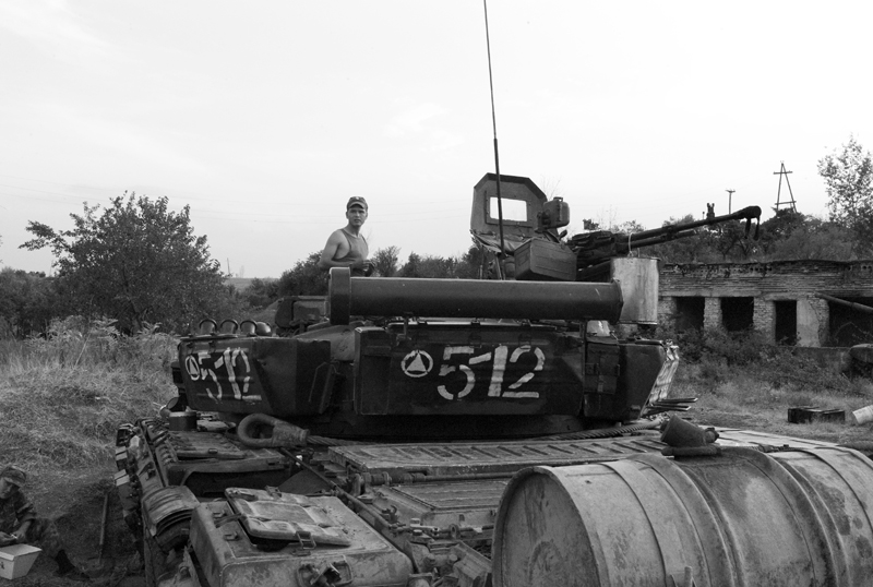 Russian Soldier on a tank