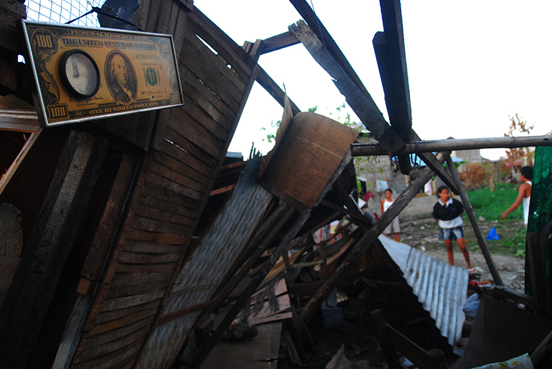 Typhoon evacuees