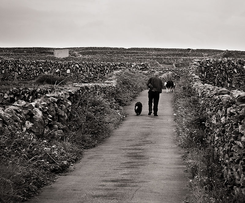 Man In Lane, Inisheer, Aran Islands, Ireland, 2007