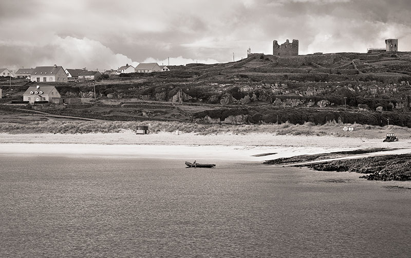 Currach In Harbor, Inisheer, Aran Islands, Ireland, 2007