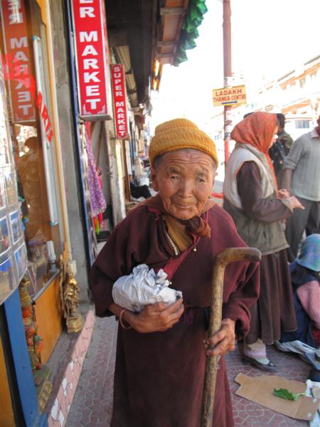 Old Tibetan lady