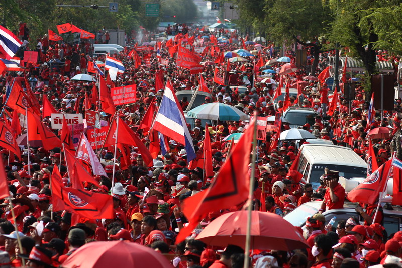 Red shirt protest