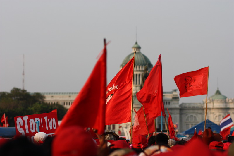 Red shirt protest