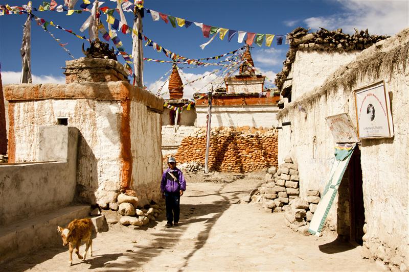 A glimpse of Lo Manthang, a region far away from Nepal and culturally and religiously attached to Tibet