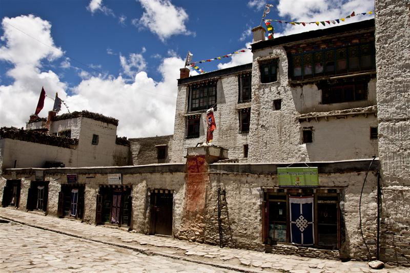 The royal palace of the King of Mustang, that situates right in the middle of the walled city of Lo Mantang, Upper Mustang