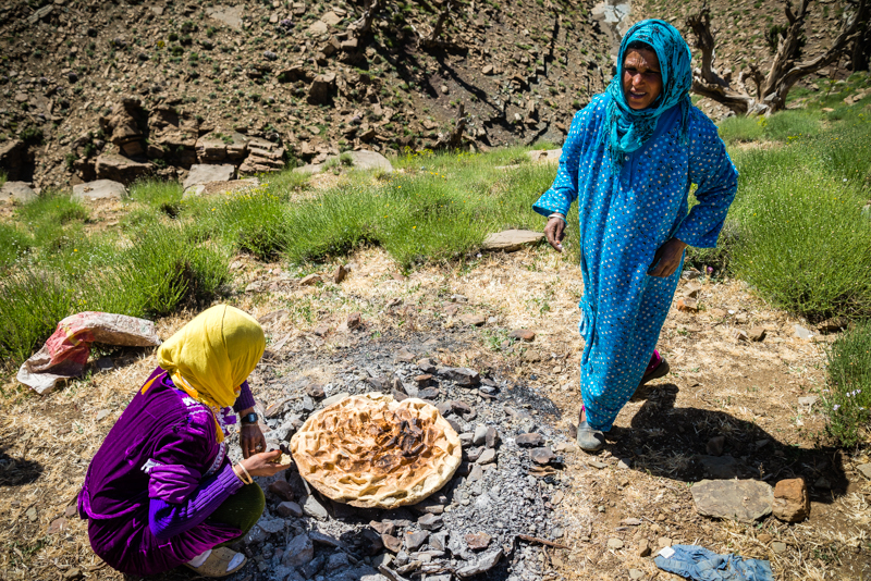 Bread making.