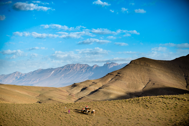 The caravan at high atlas