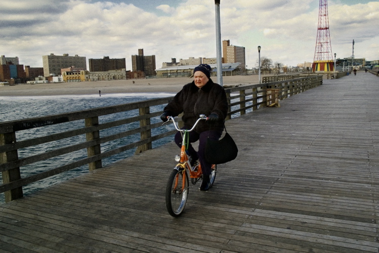 Woman on Bike