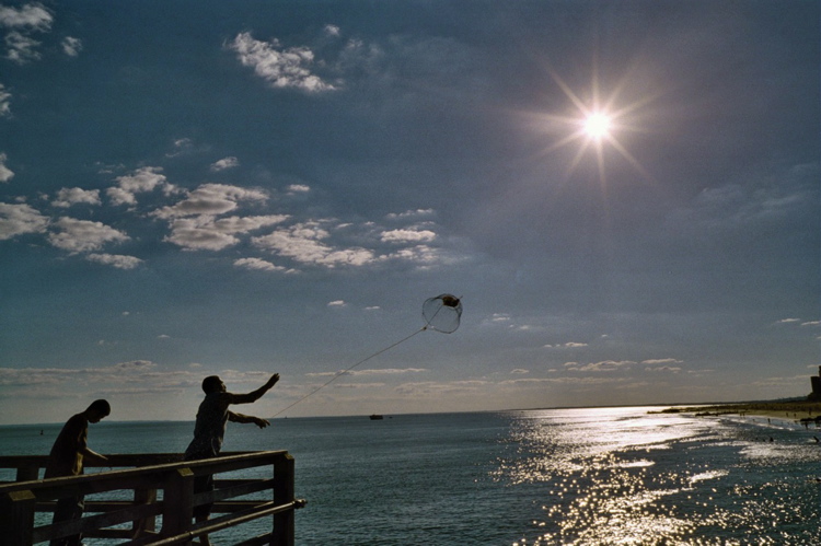 Crabbing in the Sunset