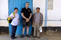 Siew Kim Teo, Paul Athanasiov and Myanmar colleague at Falam Eye Centre