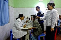 Assessing patients after cataract surgery at the Pyin U Lwin Eye Centre