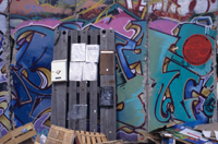 The Berlin Wall: Gypsy post box